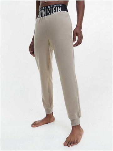 Béžové pánské pyžamové kalhoty Calvin Klein Underwear