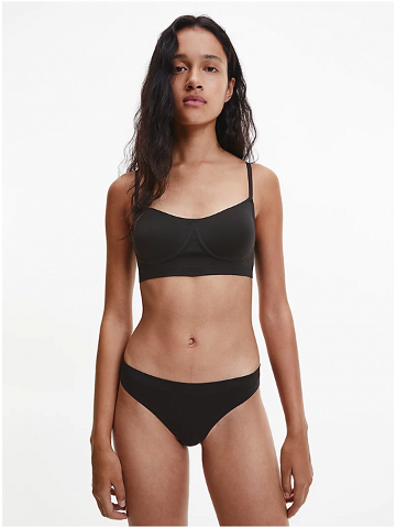 Černá dámská tanga Calvin Klein Underwear Bonded Flex
