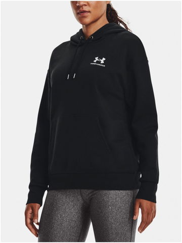 Černá mikina Under Armour Essential Fleece Hoodie