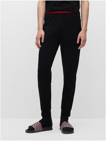 Černé pánské pyžamové kalhoty HUGO