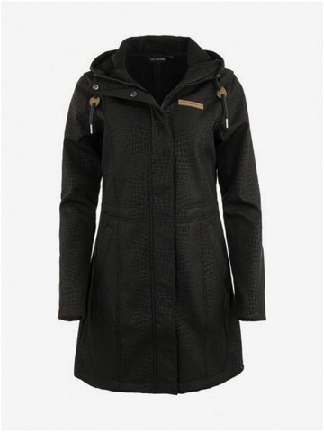 Černý dámský softshellový kabát ALPINE PRO Mefera