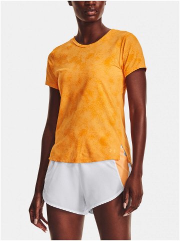 Žluté dámské sportovní tričko Under Armour UA Iso-Chill Run SS I