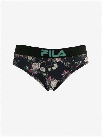 Černé dámské květované kalhotky FILA
