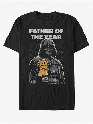 Černé unisex tričko ZOOT Fan Darth Vader Father Of The Year
