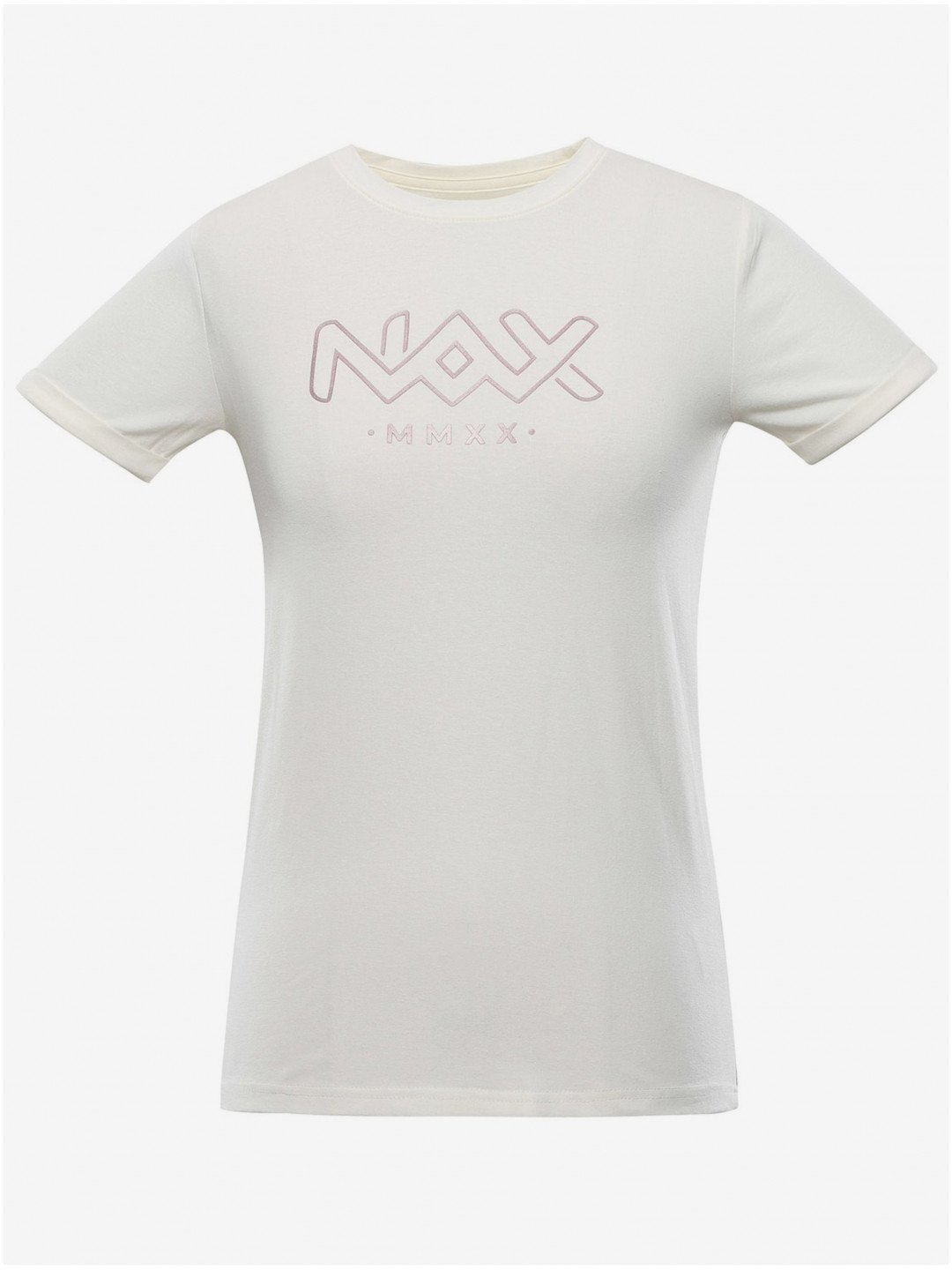 Krémové dámské tričko NAX EMIRA