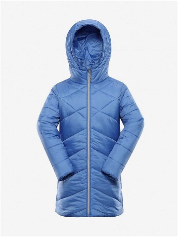 Modrý holčičí zimní prošívaný kabát ALPINE PRO TABAELO