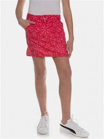 Tmavě růžová holčičí vzorovaná sukně SAM 73