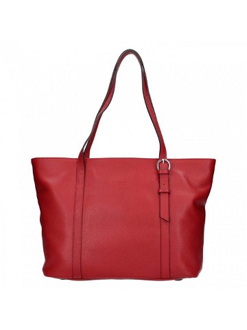 Elegantní dámská kožená kabelka Katana Irnise – červená