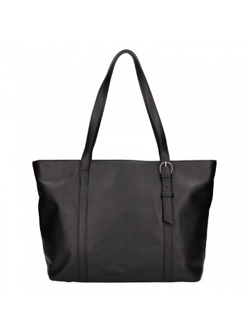 Elegantní dámská kožená kabelka Katana Irnise – černá