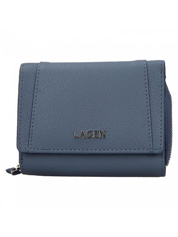 Dámská kožená peněženka Lagen Liana – modrá