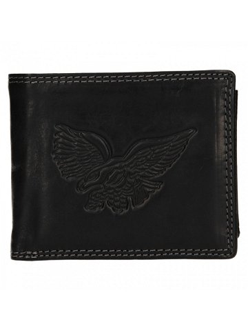 Pánská kožená peněženka SendiDesign Eagle – černá