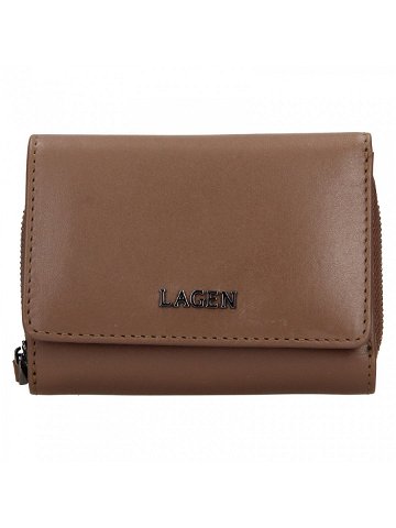 Dámská kožená peněženka Lagen Stelna – světle hnědá