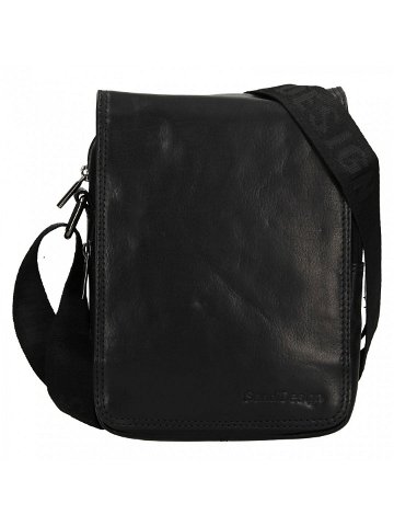 Panská kožená taška přes rameno SendiDesign Tomes – černá