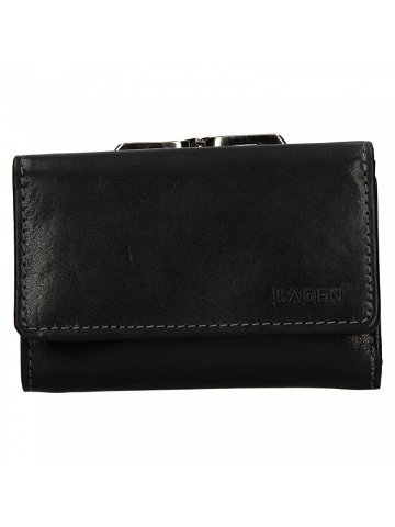Dámská kožená peněženka Lagen Stela – černá