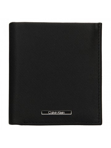 Pánská kožená peněženka Calvin Klein Lemoar – černá