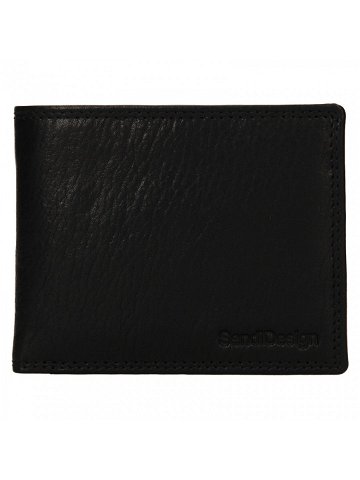 Pánská kožená peněženka SendiDesign Lopezz – černá