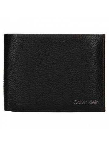 Pánská kožená peněženka Calvin Klein Valer – černá