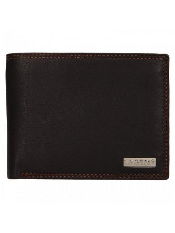 Pánská kožená peněženka Lagen Norbert – tmavě hnědá