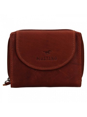 Dámská kožená peněženka Mustang Alice – hnědá