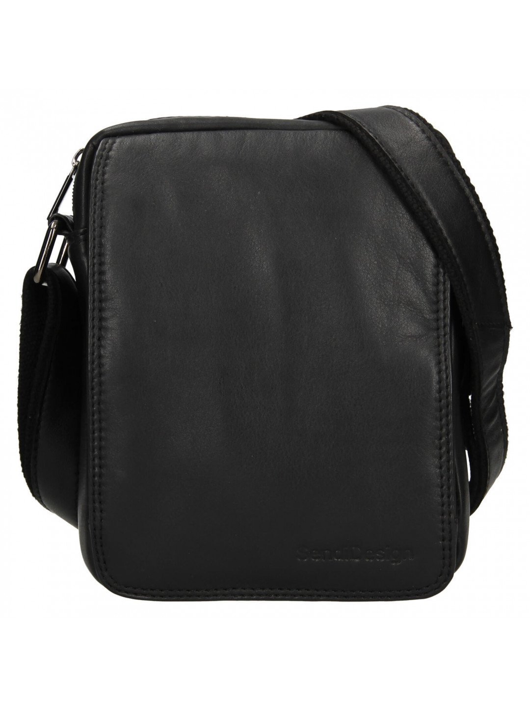 Pánská kožená taška přes rameno SendiDesign Telon – černá