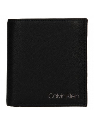 Pánská kožená peněženka Calvin Klein Lione – černá