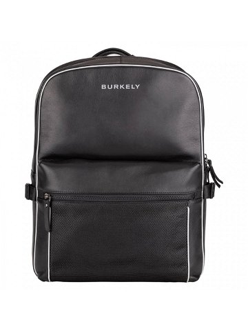 Trendy kožený batoh Burkely Lucent – černá