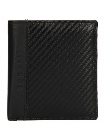 Pánská kožená peněženka Bugatti Leonis – černá