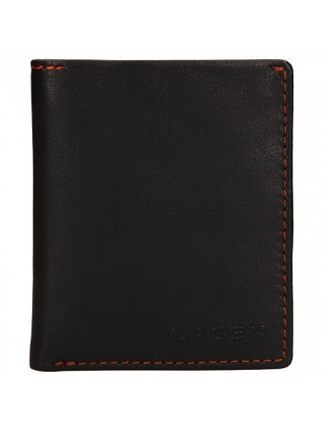 Pánská kožená peněženka Lagen Patrik – tmavě hnědá