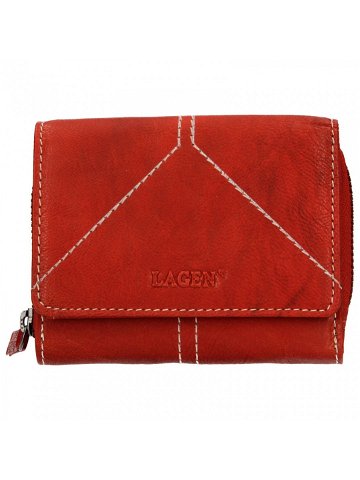Dámská kožená peněženka Lagen Amy – červená