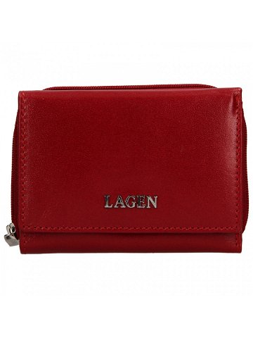 Dámská kožená peněženka Lagen Béta – červená