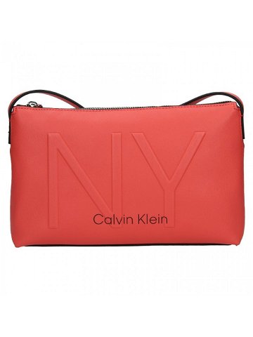 Dámská crossbody kabelka Calvin Klein Petrona – koral