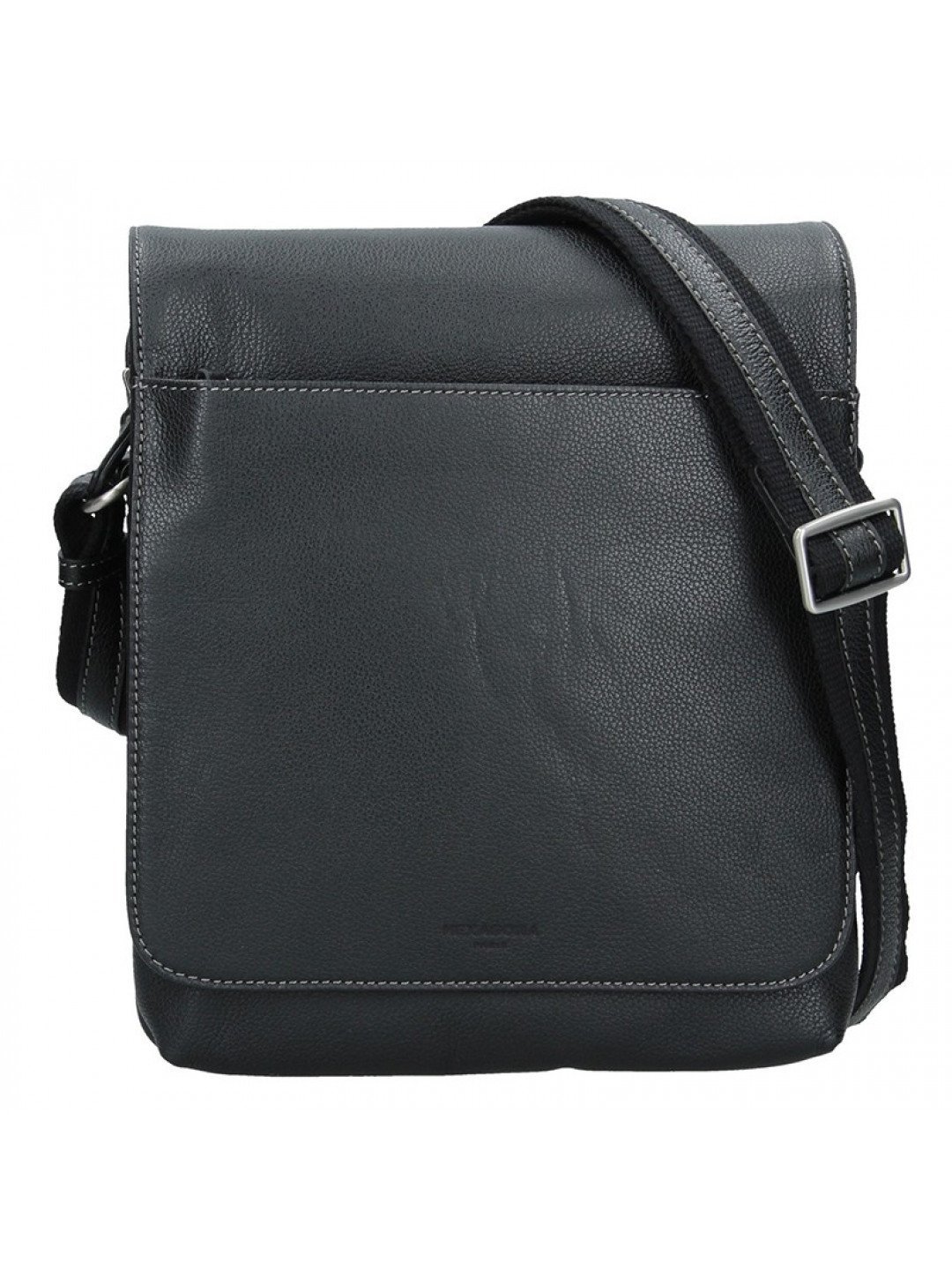 Pánská kožená taška přes rameno Hexagona Norbert – černá