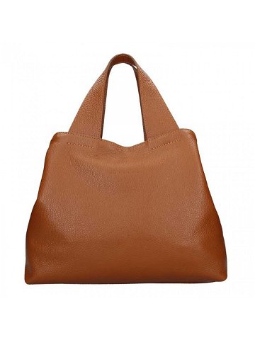 Dámská kožená kabelka Facebag Sofi – hnědá