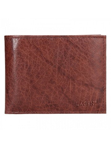 Pánská kožená peněženka Lagen Rick – hnědá