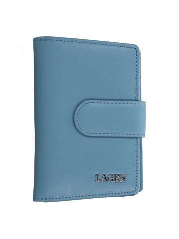 Dámská kožená peněženka Lagen Kamila – modrá