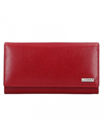 Dámská kožená peněženka Lagen Líza – tmavě červená