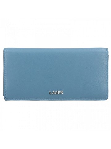 Dámská kožená peněženka Lagen Evelin – modrá