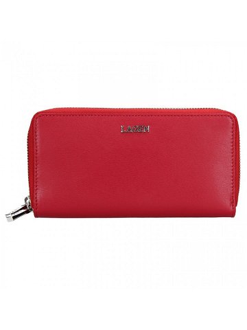 Dámská kožená peněženka Lagen Double – červená