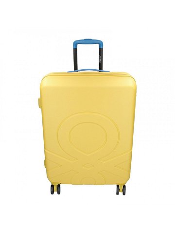 Cestovní kufr United Colors of Benetton Kanes M – žlutá