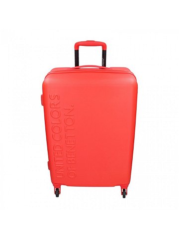 Cestovní kufr United Colors of Benetton Aura M – červená