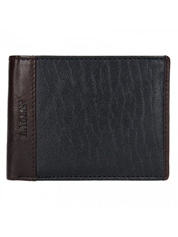 Pánská kožená peněženka Lagen Bill – černo-hnědá
