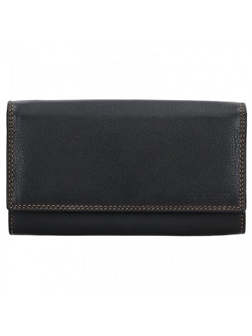 Dámská kožená peněženka SendiDesign Alena – černá