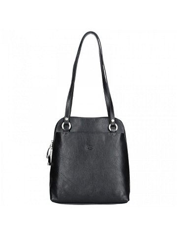 Dámská kožená batůžko kabelka Katana Cindy – černá
