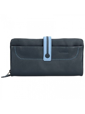 Dámská kožená peněženka Lagen Kacie – modrá