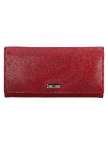 Dámská kožená peněženka Lagen Nathalie – červená
