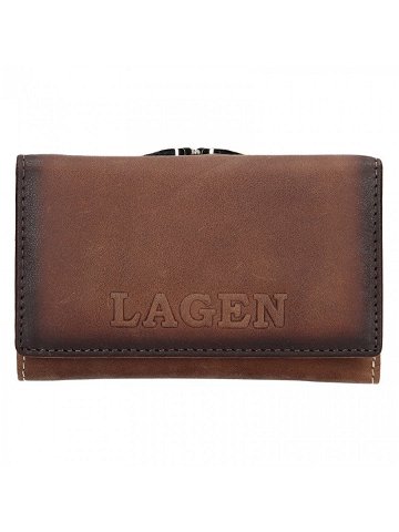 Dámská kožená peněženka Lagen Denisse – hnědá
