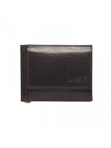 Pánská kožená peněženka Lagen Dolarro – tmavě hnědá