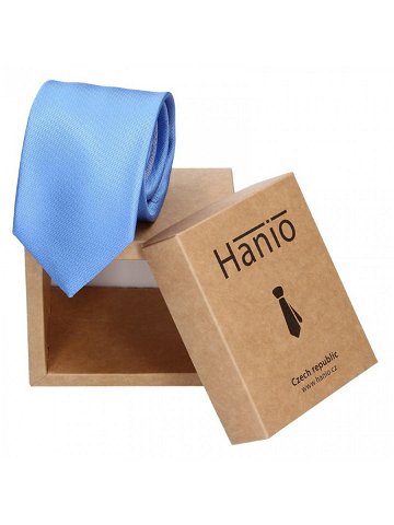 Pánská hedvábná kravata Hanio James – modrá