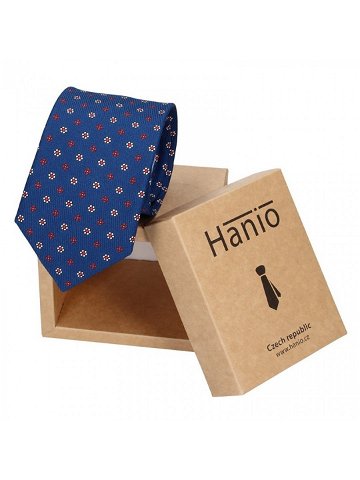 Pánská hedvábná kravata Hanio Klop – modrá