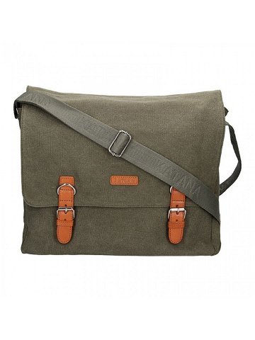 Pánská taška Katana Toile – zeleno-šedá